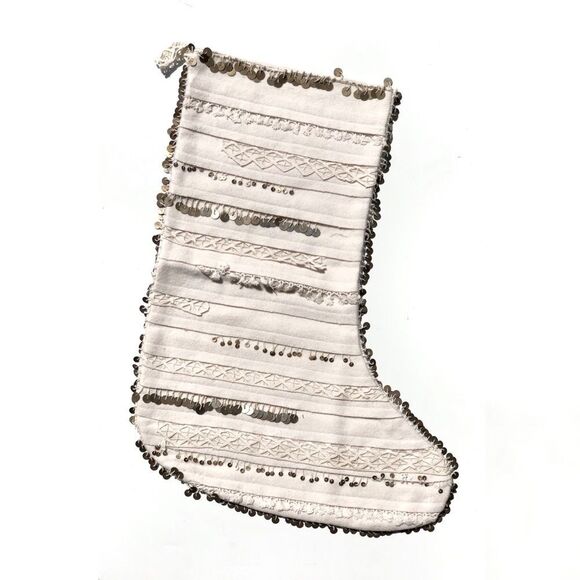 Free People Castine Tassel Christmas Stocking - Picture 1 of 3